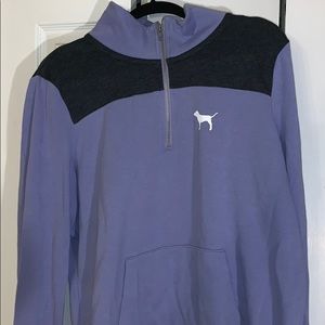 Pink Victoria Secret Quarter-zip.. worn few times!